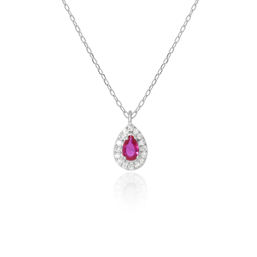 RUBY NO MORE TEAR NECKLACE